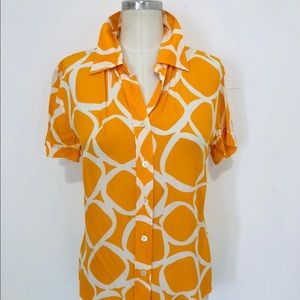 Printed button  down shirt DKNY